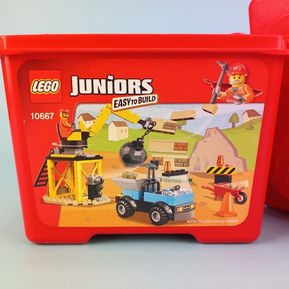 Lego Junior Easy To Build Construction Set Lot Of 320 Pieces #10667 Some Random - Picture 3 of 11
